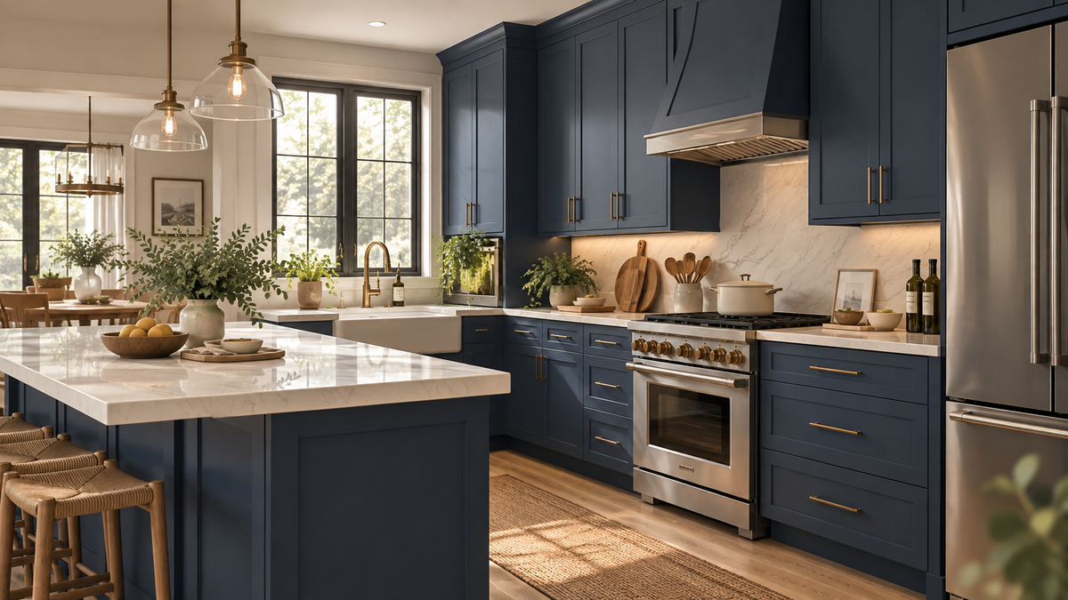 Fall Kitchen Cabinet Sale: Up to 50% Off Shaker, White & Navy Blue Cabinets