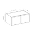 Slim White Oak 12" High Bridge Cabinets