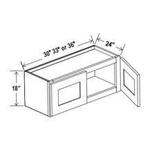 White Shaker 18" High Refrigerator Cabinets