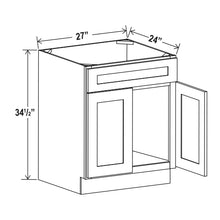 White Shaker Sink Bases