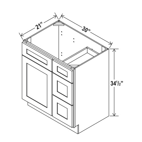 Vanity Sink Bases Right