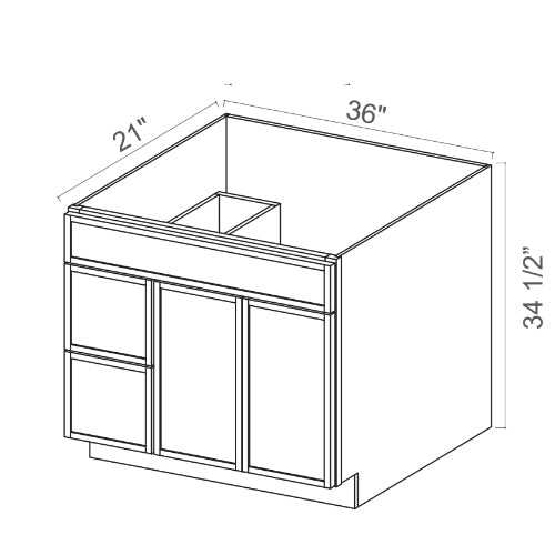Slim  Dove White Shaker Wall Diagonal Glass Door Corner Cabinet