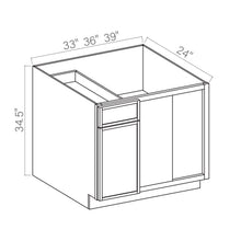 Slim White Oak Blind Bases