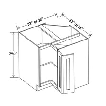 White Shaker Corner Bases