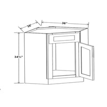White Shaker Corner Sink Bases