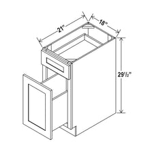 White Shaker File Drawer Base
