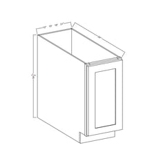 White Shaker Full Height Single Door Bases