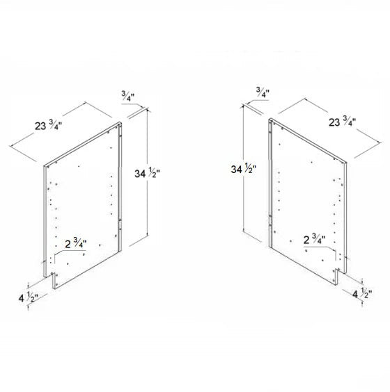 High Gloss White Shaker Base Skin Veneer Panel