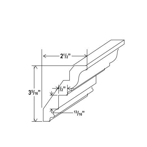 Inset Crown Moulding