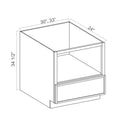 Slim Aston Green Shaker Microwave Base