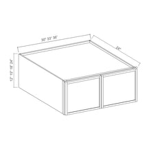 Slim White Oak 15" High Refrigerator Cabinets