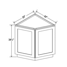 White Shaker Base End Cabinet
