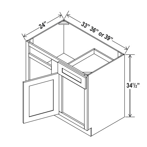 Hudson Grey Shaker Blind Bases