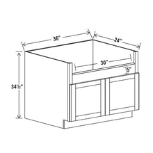 White Shaker Farm Sink Bases